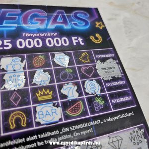 VEGAS teljesen valósághű egyedi kaparós sorsjegy ajándék | prémium minőségű, színes lekaparható felületekkel ellátott és kétoldalas - Image 16