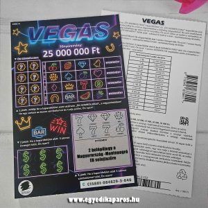 VEGAS teljesen valósághű egyedi kaparós sorsjegy ajándék | prémium minőségű, színes lekaparható felületekkel ellátott és kétoldalas - Image 11