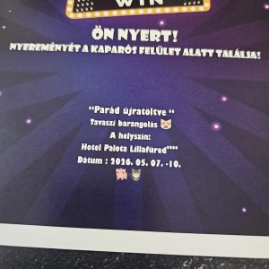 Special WIN egyedi kaparós sorsjegy ajándék - Image 10