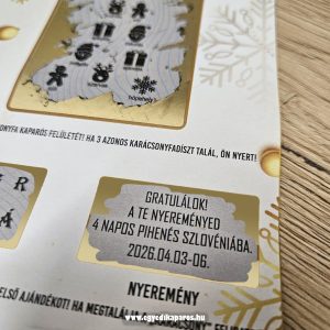 Boldog Karácsonyt valósághű egyedi kaparós sorsjegy - Image 16