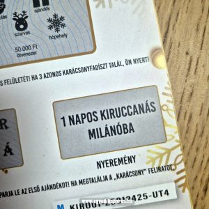 Boldog Karácsonyt valósághű egyedi kaparós sorsjegy - Image 11