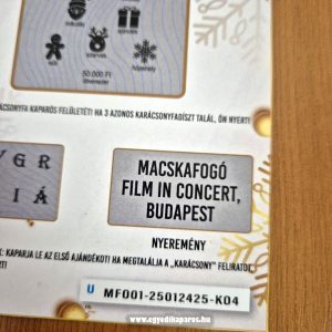 Boldog Karácsonyt valósághű egyedi kaparós sorsjegy - Image 9