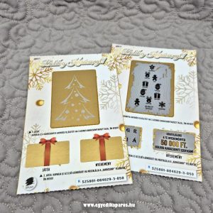 Boldog Karácsonyt valósághű egyedi kaparós sorsjegy - Image 21