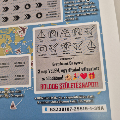 szuletesnap nevnap kulonleges esemeny evfordulo ajandek atadas otletesen kreativan stilusosan egyedi kaparos sorsjegy ajandek 21