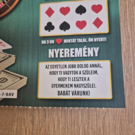 baba bejelentes otletesen kreativan egyedi kaparos sorsjegy ajandek 35