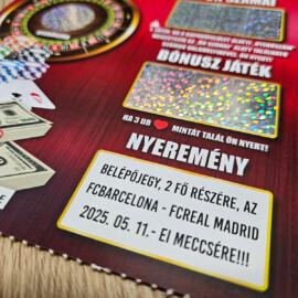 elmenyajandek atadas otletesen kreativan stilusosan egyedi kaparos sorsjegy ajandek 23