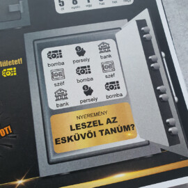eskuvoi tanu koszoruslany felkero otletesen kreativan egyedi kaparos sorsjegy ajandek 1