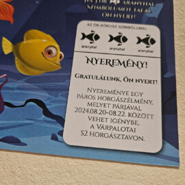 horgasz elmenyajandek atadas otletesen kreativan stilusosan egyedi kaparos sorsjegy ajandek 8