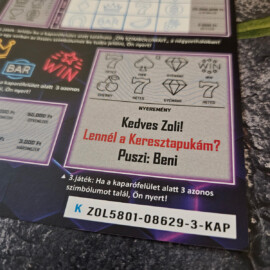 keresztszulo felkero otletesen kreativan egyedi kaparos sorsjegy ajandek 14