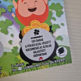 kocsimosas elmenyajandek atadas otletesen kreativan stilusosan egyedi kaparos sorsjegy ajandek 45