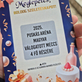 magyar valogatott focsimeccs elmenyajandek atadas otletesen kreativan stilusosan egyedi kaparos sorsjegy ajandek 18