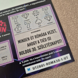 szuletesnap nevnap kulonleges esemeny evfordulo ajandek atadas otletesen kreativan stilusosan egyedi kaparos sorsjegy ajandek 5