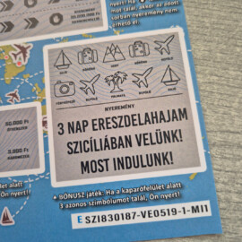 utazas ajandek atadas otletesen kreativan stilusosan egyedi kaparos sorsjegy ajandek 18