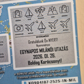 utazas ajandek atadas otletesen kreativan stilusosan egyedi kaparos sorsjegy ajandek 31