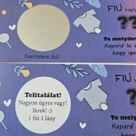 tippelek fiu vagy lany baba nem bejelento kaparos sorsjegy gender partyhoz 7